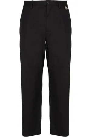 Dolce & Gabbana Bukser, Herre, Sort, S, Bomuld, Sorte bomuldsgabardine sportsbukser