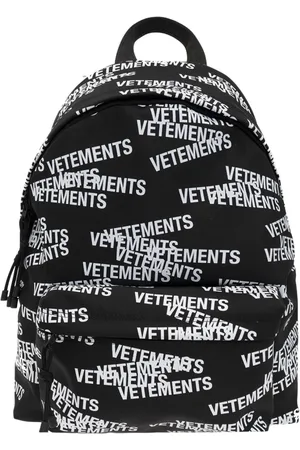 Vetements Taske, Herre, Sort, ONE SIZE, Nylon, Sort nylonrygsæk
