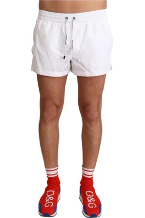 Dolce & Gabbana Badetøj, Herre, Hvid, XS, King Strandtøj Badeshorts