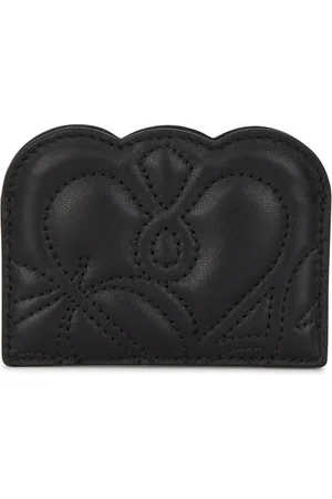 Alexander McQueen Tilbehør, Dame, Sort, ONE SIZE, Uld, Pengepunge Kortholdere