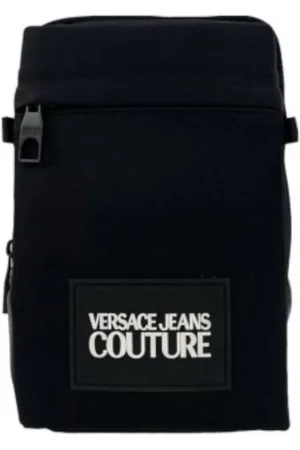 VERSACE Taske, Herre, Sort, ONE SIZE, Nylon, Sort Monospalla Nylon Rygsæk