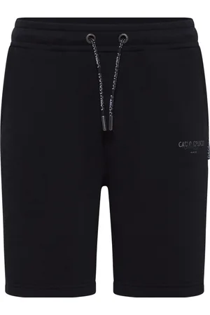 Carlo Colucci Shorts, Herre, Sort, 2XL, Tyl, Afslappede Atmosfære Basic Line Shorts