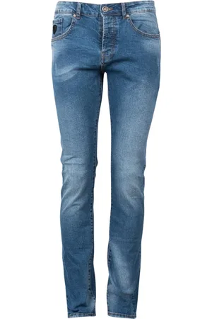 John Richmond Jeans, Herre, Blå, W36, Denim, Slim Fit Denim Jeans