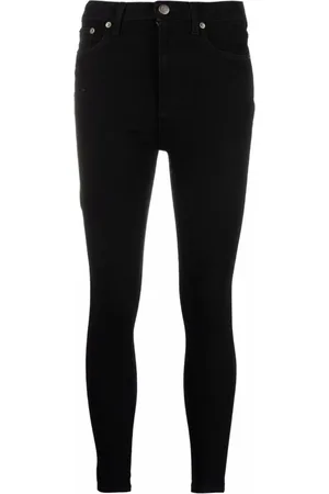 Twin-Set Jeans, Dame, Sort, W30, Bomuld, Slim fit jeans