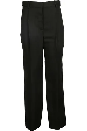 Victoria Beckham Bukser, Dame, Sort, S, Uld, Viddebenede sorte bukser til et sofistikeret look