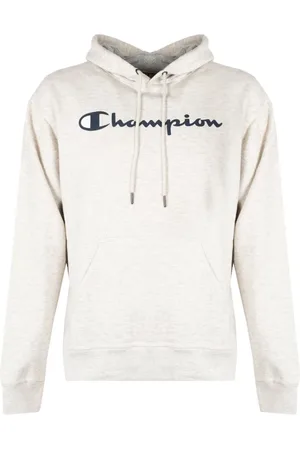 Champion Sweathshirts & Hoodies, Herre, Grå, 2XL, Bomuld, Hættetrøje