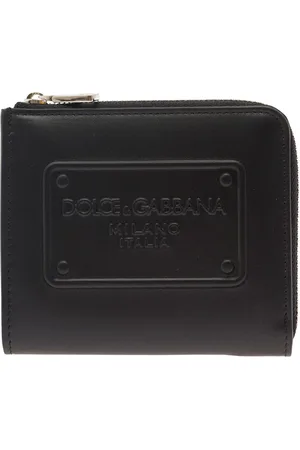 Dolce & Gabbana Tilbehør, Herre, Sort, ONE SIZE, Uld, Sort Dolce Gabbana Pengepunge