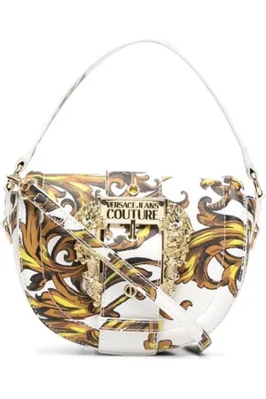 VERSACE Taske, Dame, Flerfarvet, ONE SIZE, Uld, Håndtaske i hvidguld