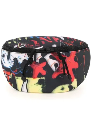 Vetements Taske, Dame, Sort, ONE SIZE, Uld, Trykt nylon skuldertaske