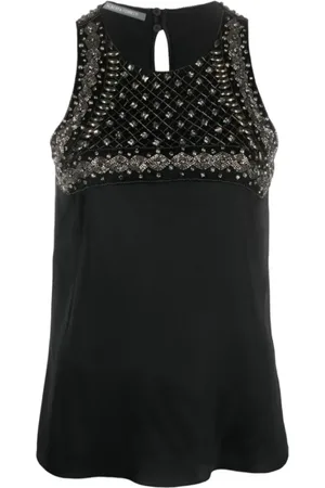 Alberta Ferretti Top, Dame, Sort, 2XS, Damebluse - Sort