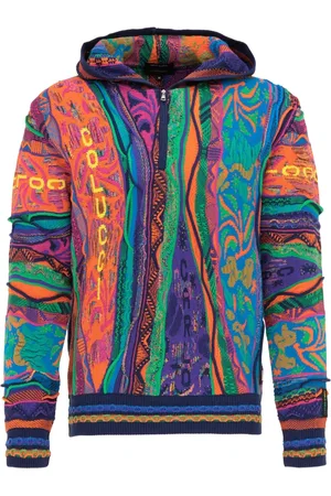 Carlo Colucci Sweathshirts & Hoodies, Herre, Flerfarvet, S, Herre Hooded Troyer Ciola