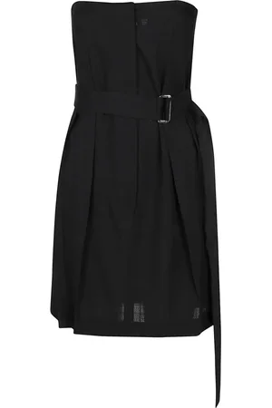 Victoria Beckham Kjole, Dame, Sort, 2XS, Uld, Chic Strapless Mini Kjole
