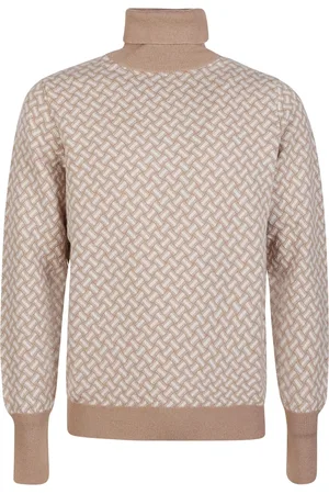 DRUMOHR Strik, Herre, , 2XL, Uld, Rb05 Camel Turtleneck Sweater