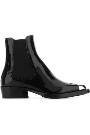 Alexander McQueen Sko, Dame, Sort, 37 EU, Elegante Chelsea-støvler til kvinder