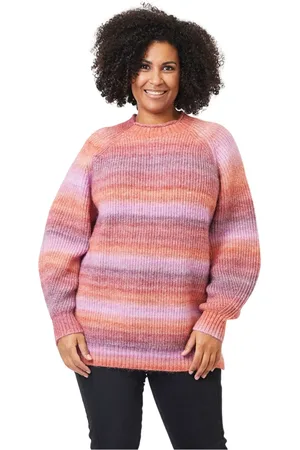 ADIA Strik, Dame, Lyserød, M, Uld, Anemarie - Efterårsrosa Sweater