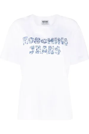 Moschino Top, Dame, Hvid, S, Jeans T-shirts og Polos Hvid