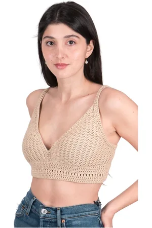 Vince Top, Dame, , M, Intrikat Hæklet Bralette Top