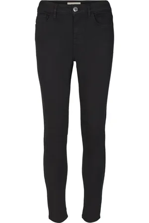 Mos Mosh Jeans, Dame, Sort, W27, Denim, Smal pasform sort denim jeans