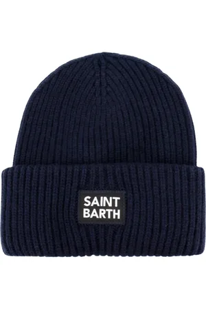 MC2 SAINT BARTH Tilbehør, Herre, Blå, ONE SIZE, Uld, Hat uden skygge