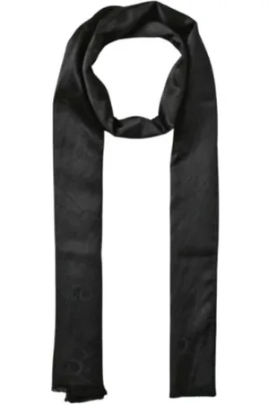Twin-Set Tilbehør, Dame, Sort, ONE SIZE, Uld, Stola Foulard