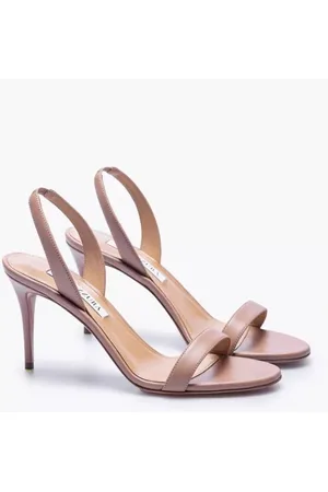Aquazzura Sko, Dame, , 41 EU, Læder, Elegante Lædersandaler - , Størrelse 41