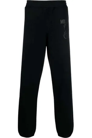 Moschino Bukser, Herre, Sort, M, Bomuld, Sportbukser med trykt logo