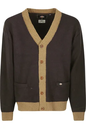 Dickies Strik, Herre, Sort, XL, Uld, Lucas Cardigan Jeans
