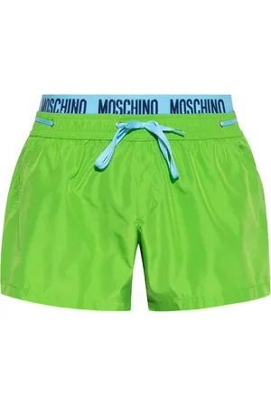 Moschino Badetøj, Herre, Grøn, 2XL, Uld, Grøn Sea Tøj Shorts
