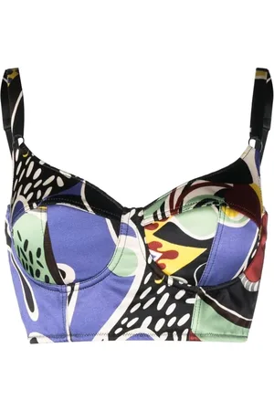 Moschino Top, Dame, Flerfarvet, XS, Uld, Stilfuld Ærmeløs Top