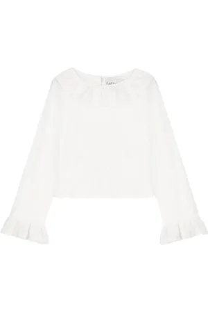 LAURENCE BRAS Bluser & Skjorter, Dame, Hvid, S, Bomuld, Fred Bluse - Størrelse: 42