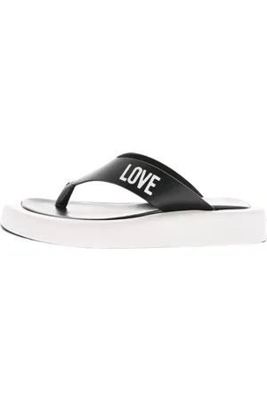 Moschino Sko, Dame, Sort, 35 EU, Love Two-Tone Row30 Tåsplitter