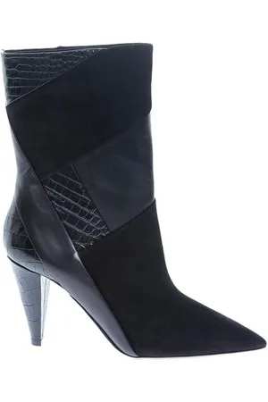 Aquazzura Sko, Dame, Sort, 39 EU, Spidstået Calder Støvler 85