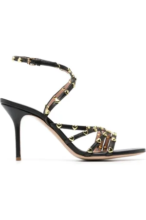 Moschino Sko, Dame, Sort, 40 EU, Uld, Elegante Sorte Højhælede Sandaler