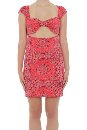 Moschino Kjole, Dame, Rød, S, Uld, Rød Festkjole