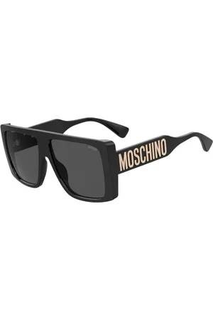 Moschino Tilbehør, unisex, Sort, 59 MM, Uld, Forhøj din stil med elegante solbriller