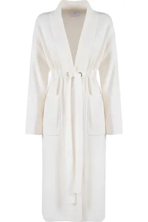 Bovisa Cashmere Blend Flannel Robe in Neutrals - Loro Piana