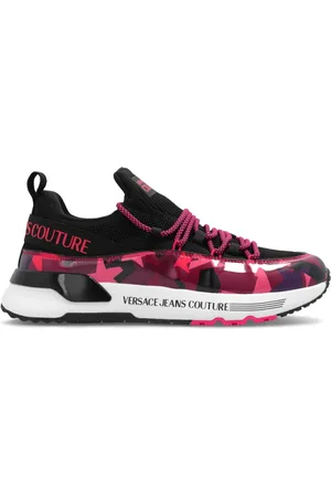VERSACE Sko, Dame, Sort, 36 EU, Sneakers med logo