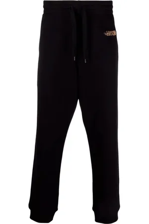 Moschino Bukser, Herre, Sort, L, Uld, Bordeaux Paillet Sporty Sweatpants