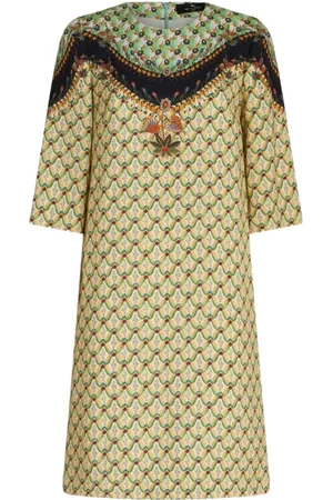 Etro Kjole, Dame, Flerfarvet, S, Multifarvet Kjole - Stil: 19280