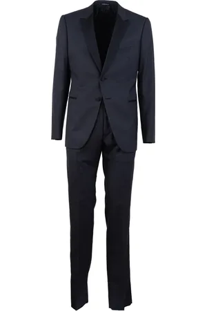 Emporio Armani Jakkesæt, Herre, Blå, 5XL, Blå og grøn kjole