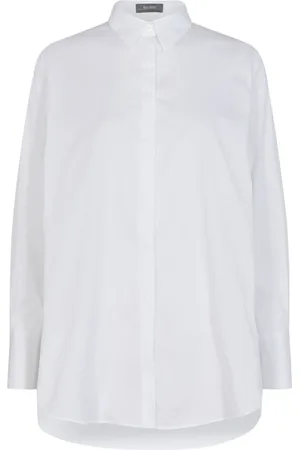 Mos Mosh Bluser & Skjorter, Dame, Hvid, L, Bomuld, Klassisk Enola Skjorte Hvid