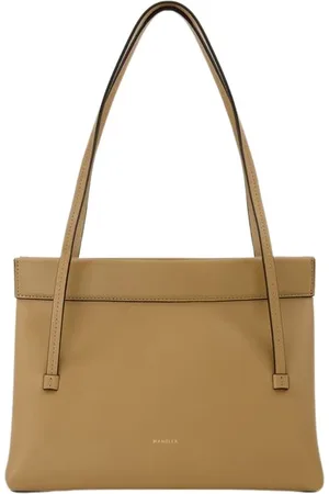 Wandler Taske, Dame, Brun, ONE SIZE, Uld, Brun Læder Mini Skuldertaske