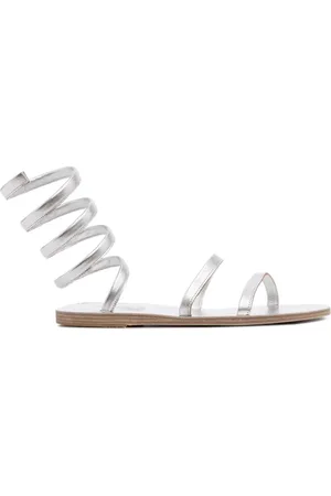 Ancient Greek Sandals Sko, Dame, Grå, 41 EU, Uld, Sommer Step-In Sandaler