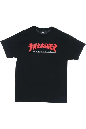 Thrasher Top, Herre, Sort, M, Godzilla Tee - Streetwear Kollektion