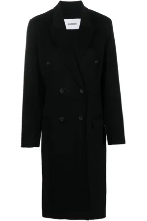 KRIZIA Frakke, Dame, Sort, M, Uld, Sort Uld-Kashmir Blazer