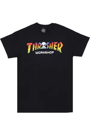 Thrasher Top, Herre, Sort, S, Spectrum Tee X AWS Sort
