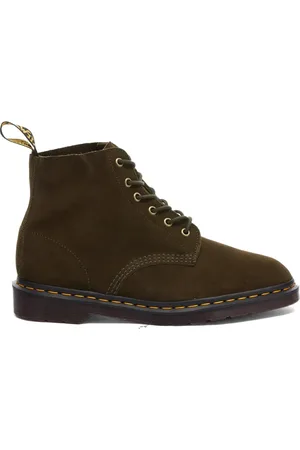 Dr. Martens Sko, Herre, Grøn, 44 EU, Suede, Repello Calf Suede Ankelstøvler