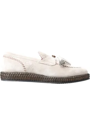 Dolce & Gabbana Sko, Herre, , 43 EU, Læder, Suede Læder Herre Espadrillos