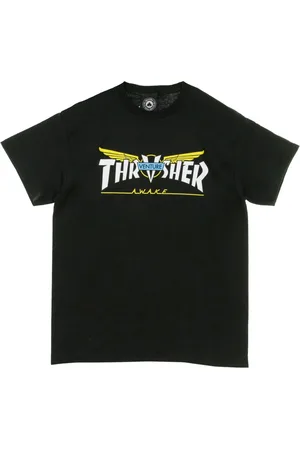 Thrasher Top, Herre, Sort, XL, Venture Collab Tee - Sort