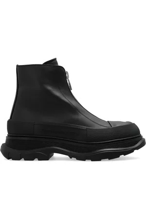 Alexander McQueen Sko, Dame, Sort, 40 EU, Læder, Læder platformstøvler